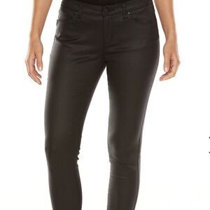 LC Lauren Conrad coated denim Jeggings